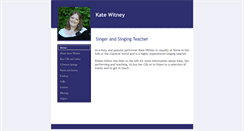 Desktop Screenshot of katewitney.co.uk